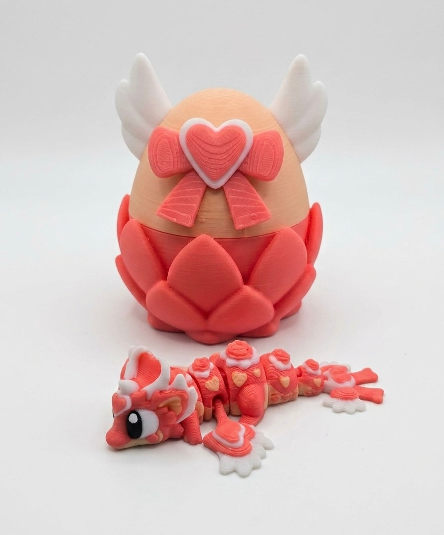 Cupid Hatchling Dragon with Egg