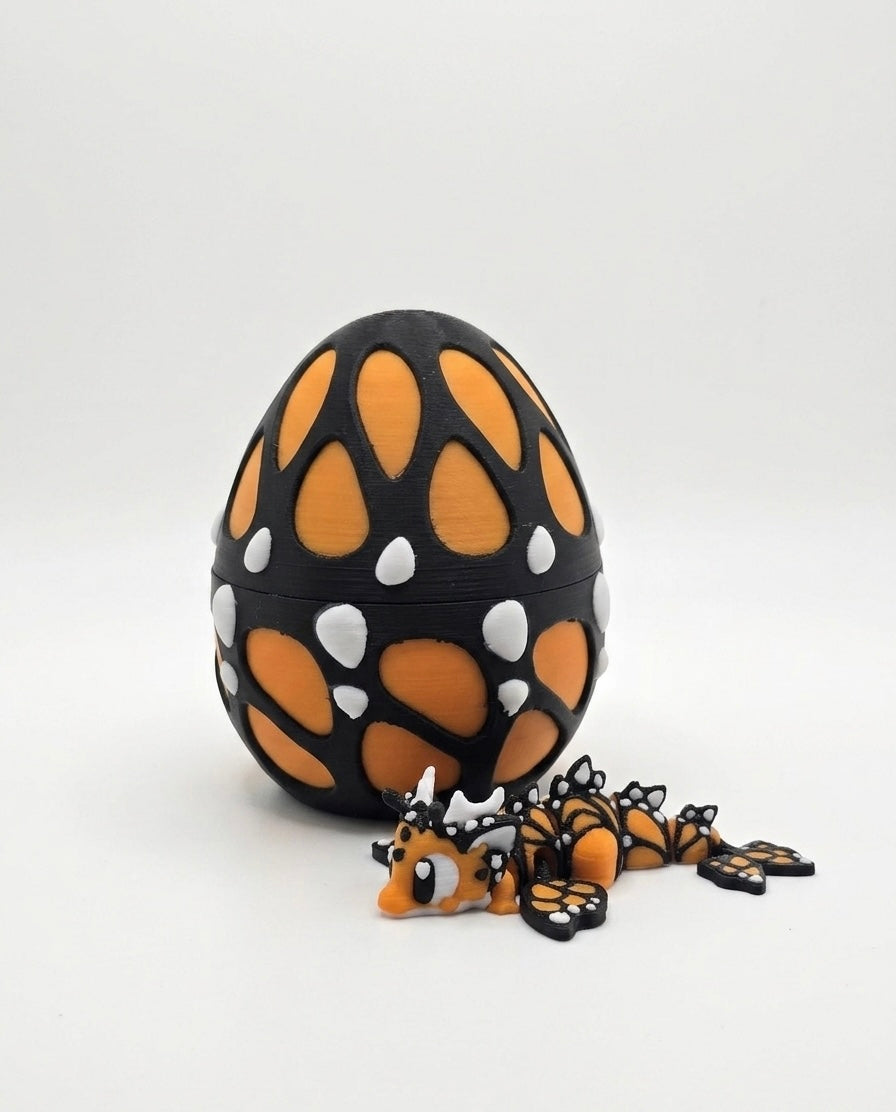 Butterfly Hatchling Dragon with Egg