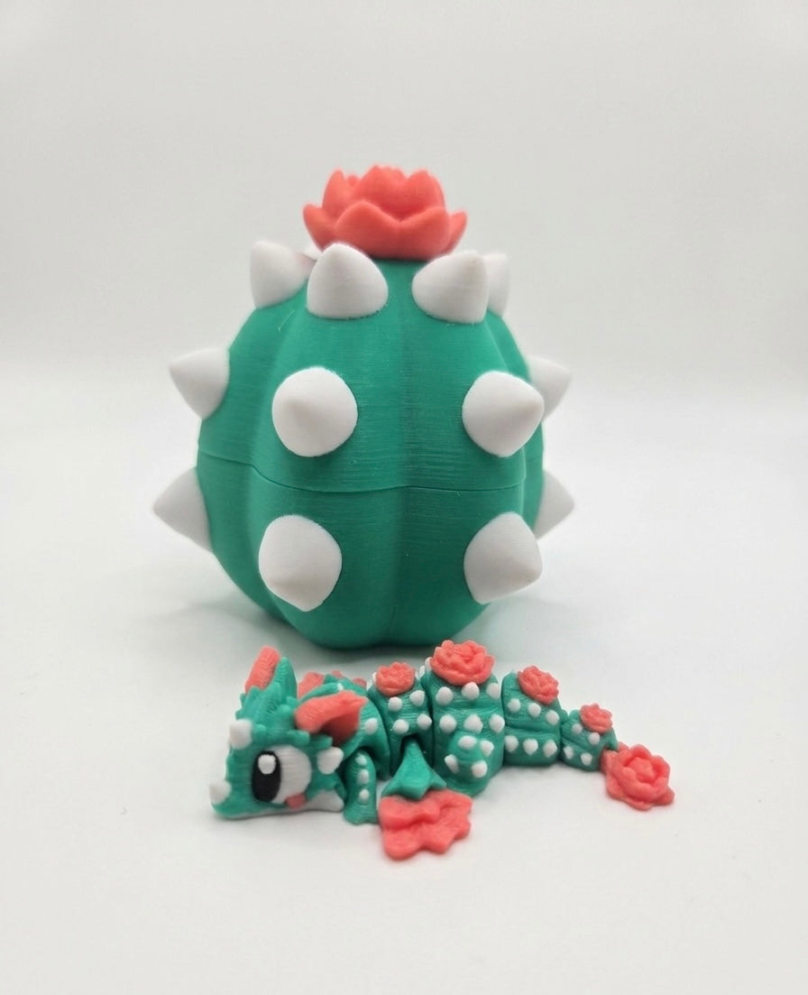 Cactus Hatchling Dragon with Egg