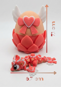 Cupid Hatchling Dragon with Egg